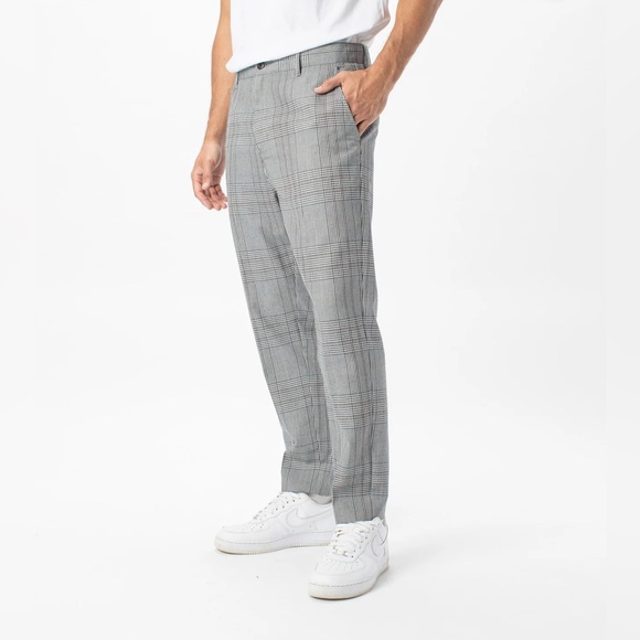 Zanerobe Jumpa Plaid Chino in Grey 32 - Picture 7 of 8